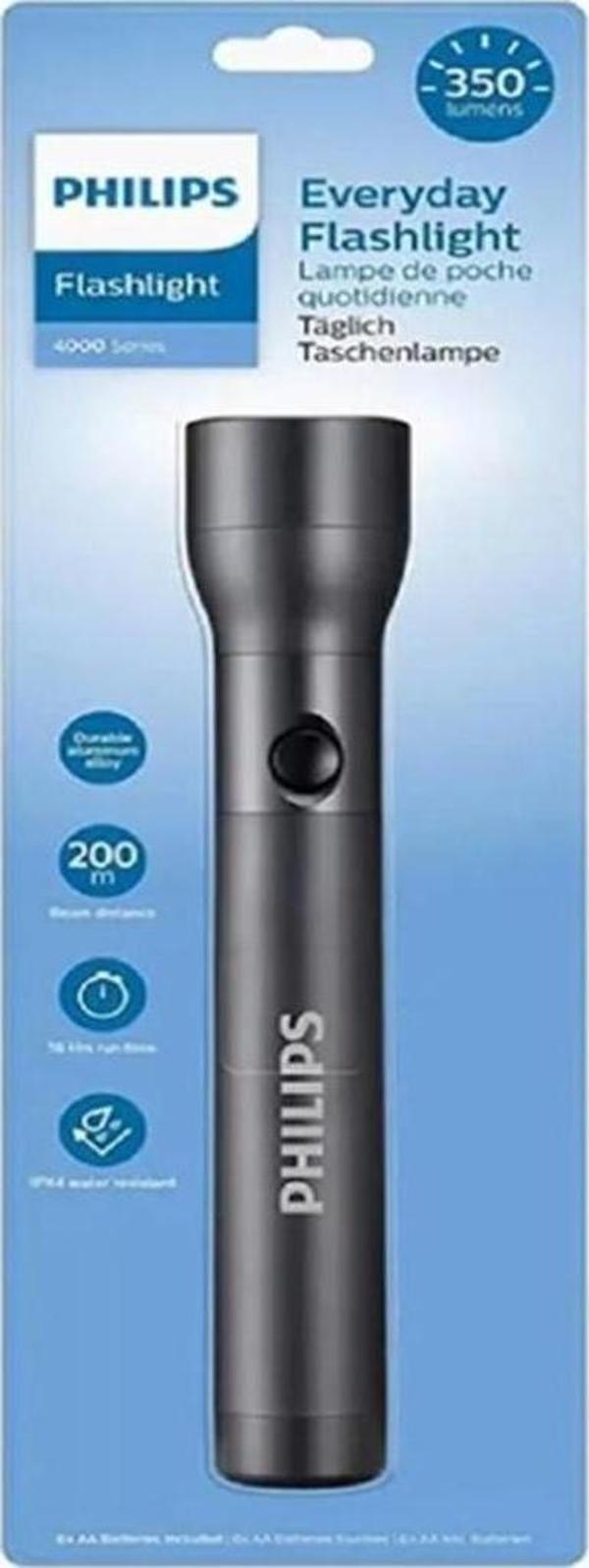 Philips SFL4003T/10 Led El Feneri 350 Lumen Pilli IPX4 Suya Dayanıklı - Image 1