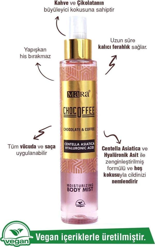 Mara Chocoffee Centella Asiatica Ve Hyalüronik Asit Içeren Vücut Spreyi 150 Ml - Image 1
