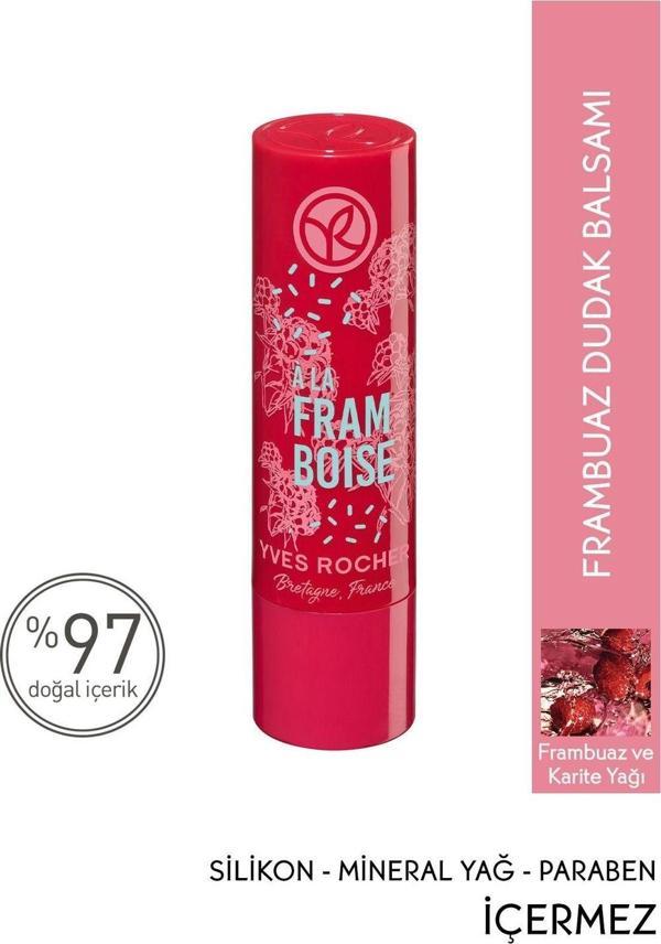 Yves Rocher Frambuaz Dudak Balsamı-4.8 g - 90390 - Image 1