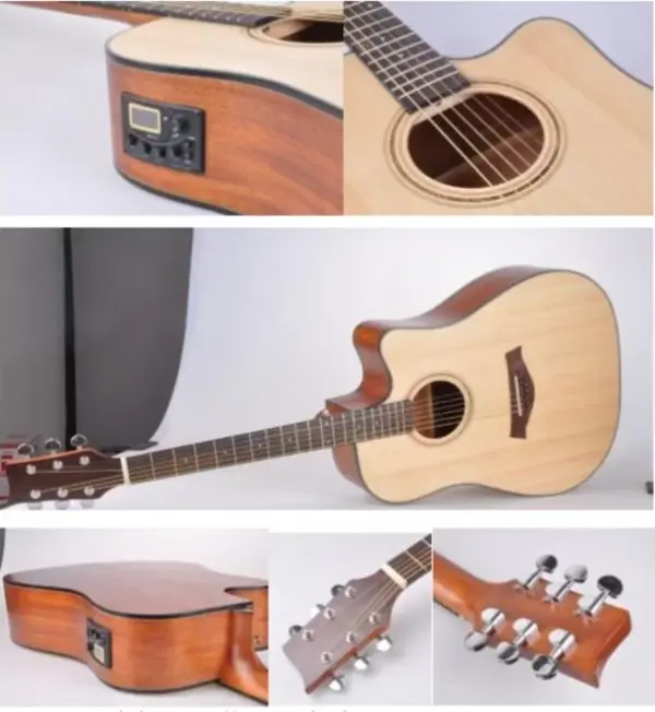 Eva Cutaway Elektro Akustik Gitar Af485ce - Image 1