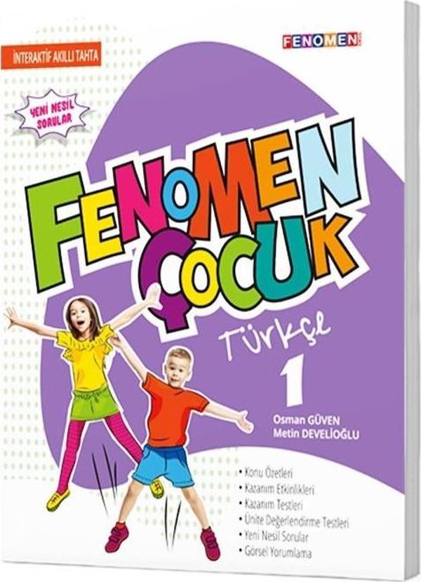 Fenomen Çocuk 2024 1. Sınıf Türkçe Yeni Nesil Sorular - Fenomen Çocuk - Image 1