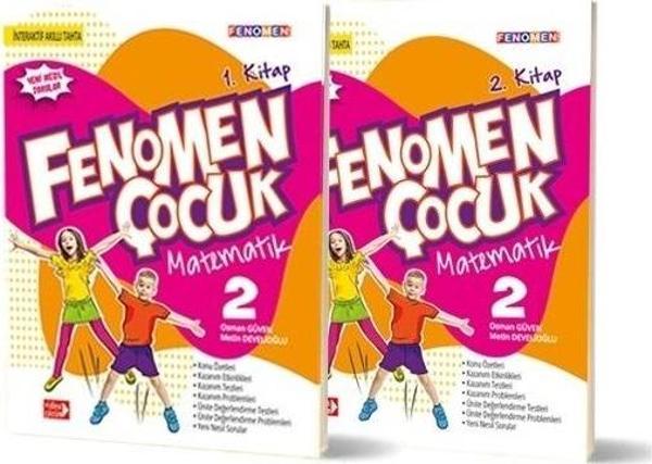 Fenomen Çocuk 2024 2. Sınıf Matematik 1. Ve 2. Kitap Yeni Nesil Sorular - Fenomen Çocuk - Image 1