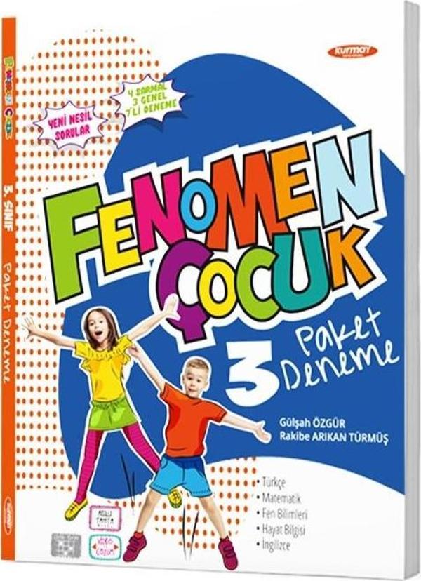 Fenomen Çocuk 2024 3. Sınıf Paket Deneme 7 Deneme - Fenomen Çocuk - Image 1
