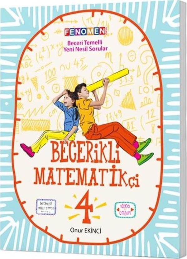Fenomen Çocuk 2024 4. Sınıf Becerikli Matematikçi Yeni Nesil Soru Bankası - Fenomen Çocuk - Image 1