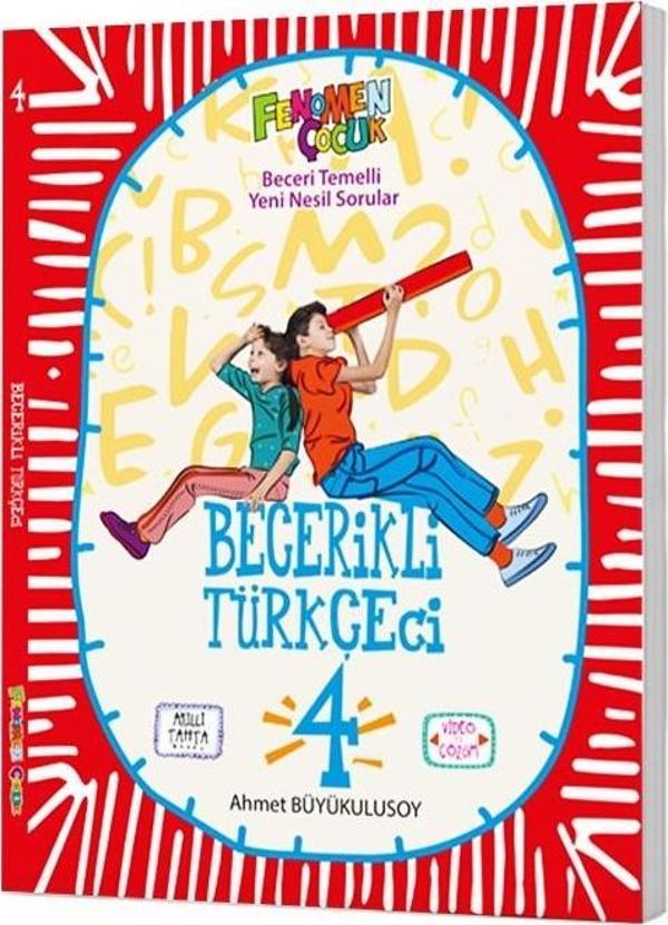 Fenomen Çocuk 2024 4. Sınıf Becerikli Türkçeci Yeni Nesil Soru Bankası - Fenomen Çocuk - Image 1