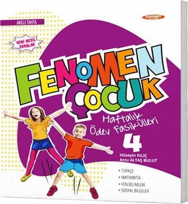 Fenomen Çocuk 2024 4. Sınıf Haftalık Ödev Fasikülleri - Fenomen Çocuk - Image 1