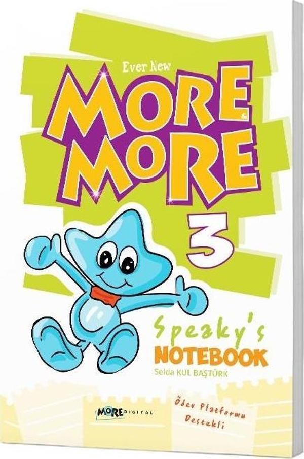 Kurmay Elt 2024 3. Sınıf More & More Speakys Notebook İngilizce Akıllı Defter - Kurmay Yayınları - Image 1