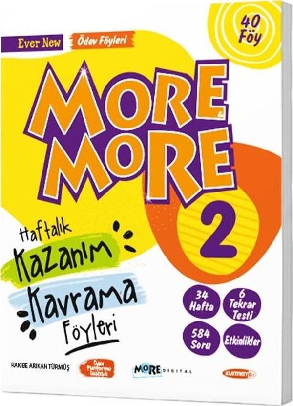 More & More 2024 2. Sınıf Kazanım Kavrama Föyleri - Kurmay Yayınları - Image 1