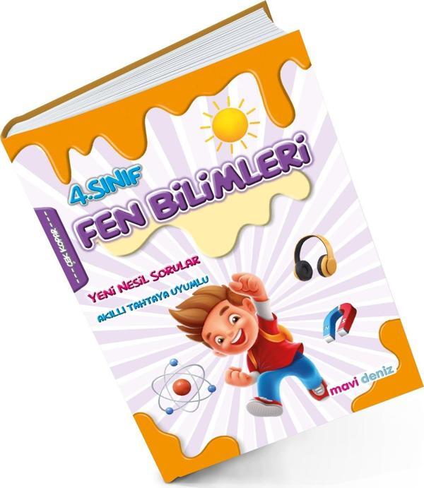 Mavi Deniz 2024 4. Sınıf Fen Bilimleri Yeni Nesil Sorular - Mavi Deniz Yayınları - Image 1