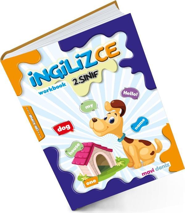 Mavi Deniz 2024 2. Sınıf İngilizce Workbook - Mavi Deniz Yayınları - Image 1
