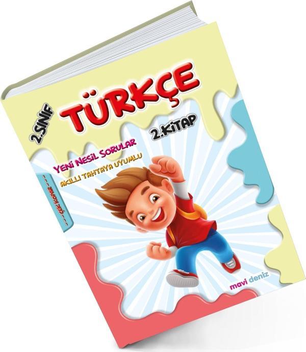 Mavi Deniz 2024 2. Sınıf Türkçe 2. Kitap Yeni Nesil Sorular - Mavi Deniz Yayınları - Image 1