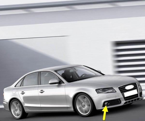Audi A4 Sedan 2009-2012 Ön Tampon Sağ Sis Farı 8T0941700B - Image 1
