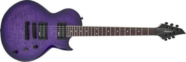 Jackson JS Monarkh SC JS22Q Amaranth Klavye Transparent Purple Burst Elektro Gitar - Image 1