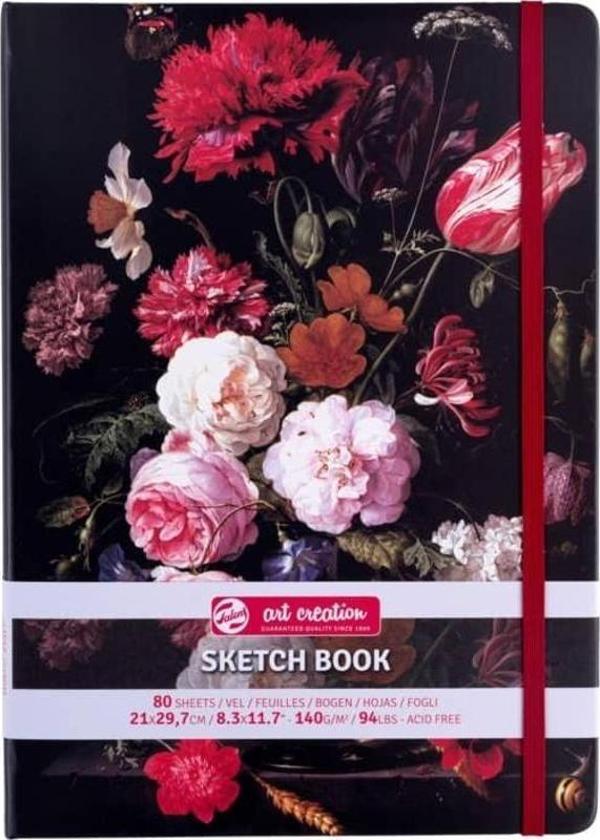 Talens Art Creation Sketchbook Sert Kapak Eskiz Defteri 140 gr 21x29,7 cm 80 yp Still Life - Image 1