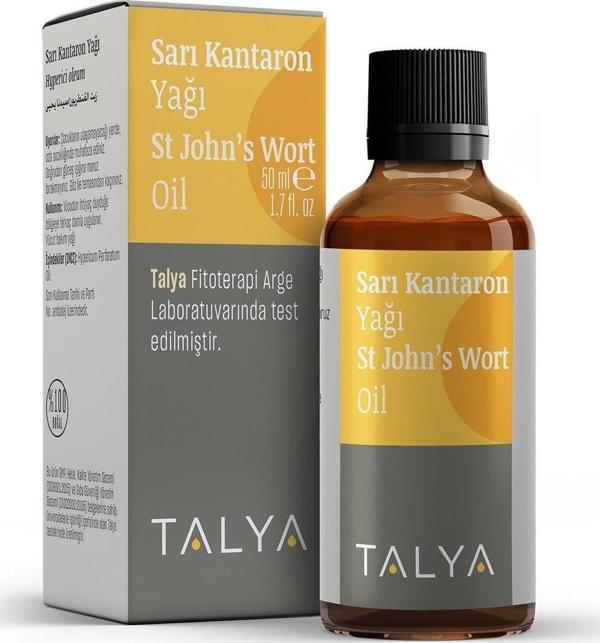 Talya Sarı Kantaron Yağı, Soğuk Sıkım, %100 Saf Ve Doğal, 50 ml - Image 1