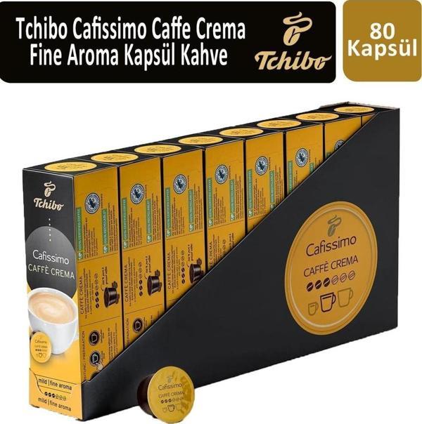 Tchibo Cafissimo Caffe Crema Fine Aroma Kapsül Kahve x 8 Adet - Image 1