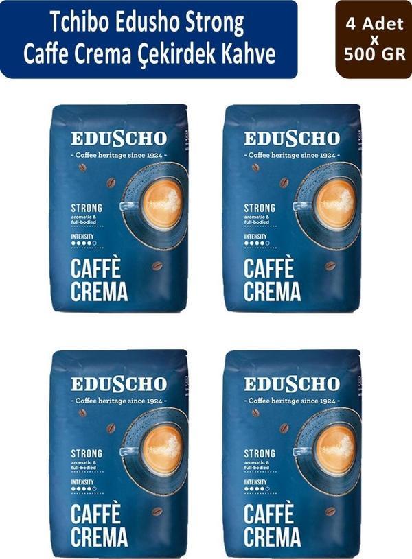 Tchibo Eduscho Caffe Crema Strong 500 gr x 4 Adet - Image 1