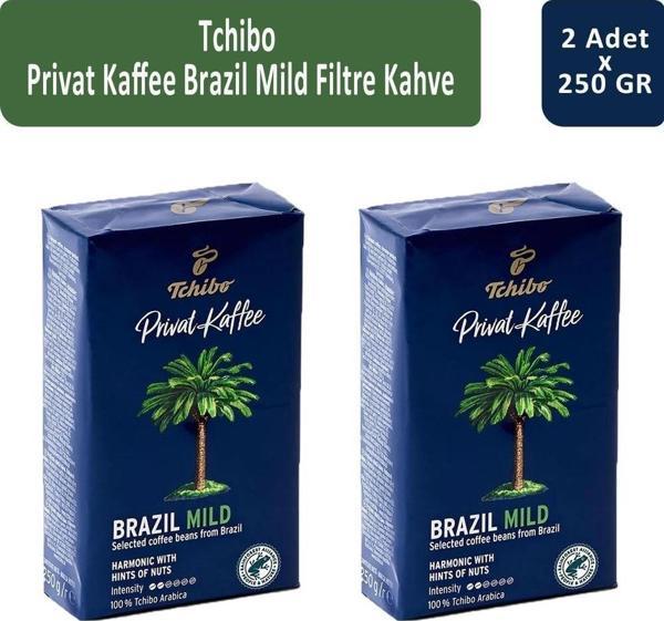 Tchibo Privat Brazil Mild Filtre Kahve 250 gr x 2 Adet - Image 1