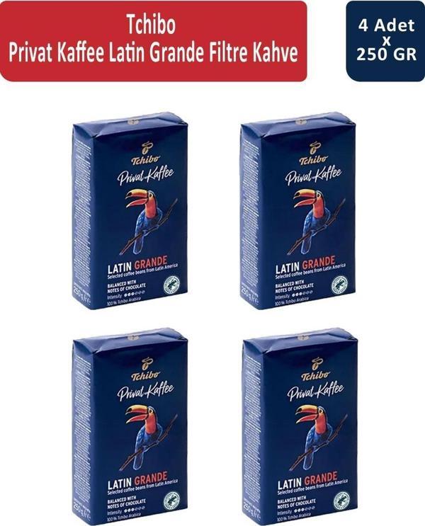 Tchibo Privat Latin Grande Filtre Kahve 250 gr x 4 Adet - Image 1