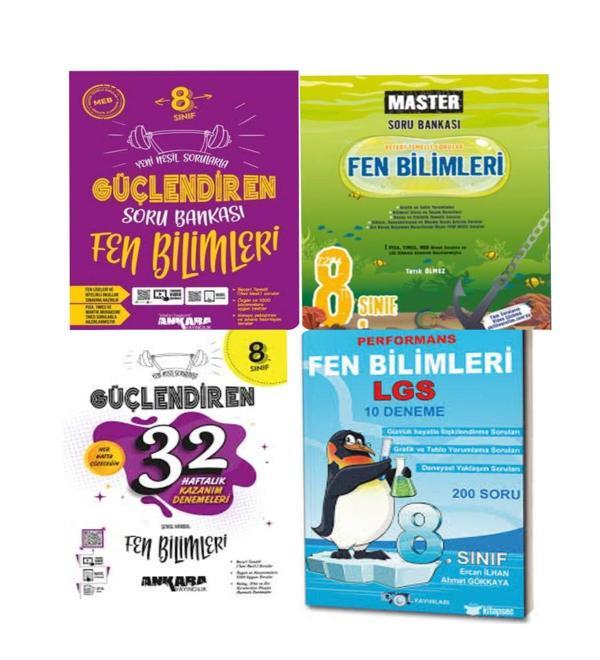 8. Sınıf Master Ve Güçlendiren Fen Bilimleri Soru Bankası + Kazanım Denemeleri Ve Branş Denemeleri - Okyanus Yayıncılık - Image 1
