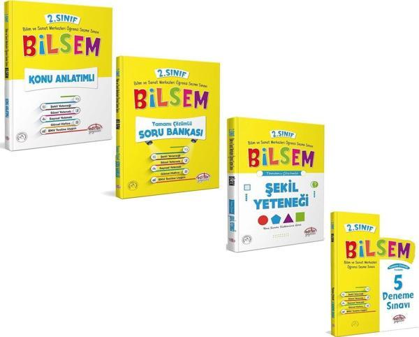 Editör Yayınları 2.Sınıf Konu Soru Deneme ve Şekil Yeteneği Seti 4 Kitap - Editör Yayınevi - Image 1