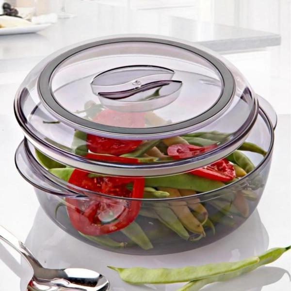 Furkan Yuvarlak Contalı Plastik Borcam Saklama Kabı 1750 ml - Image 1
