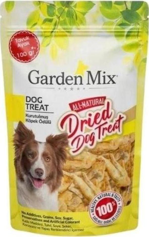 Gardenmix Kurutulmuş Tavuk Ayak Köpek Ödül Maması 100 Gr - Image 1
