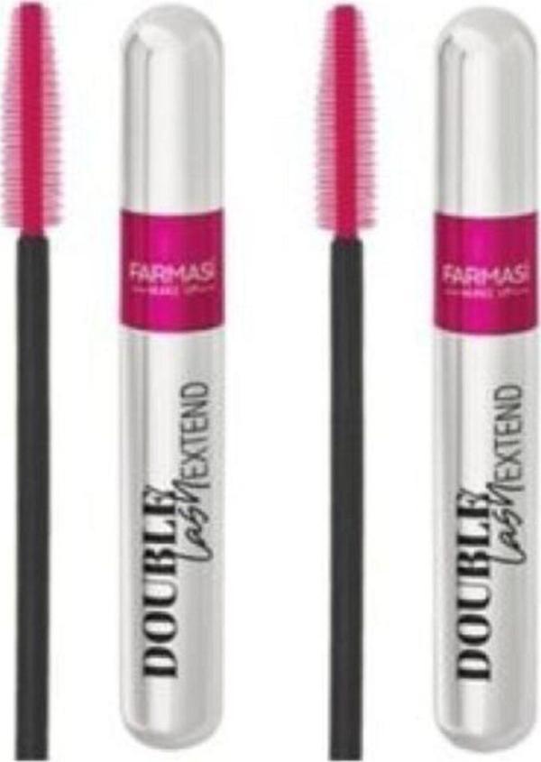 Farmasi Double Lash Extend Çift Etkili Maskara 12 ml X 2 Adet - Image 1