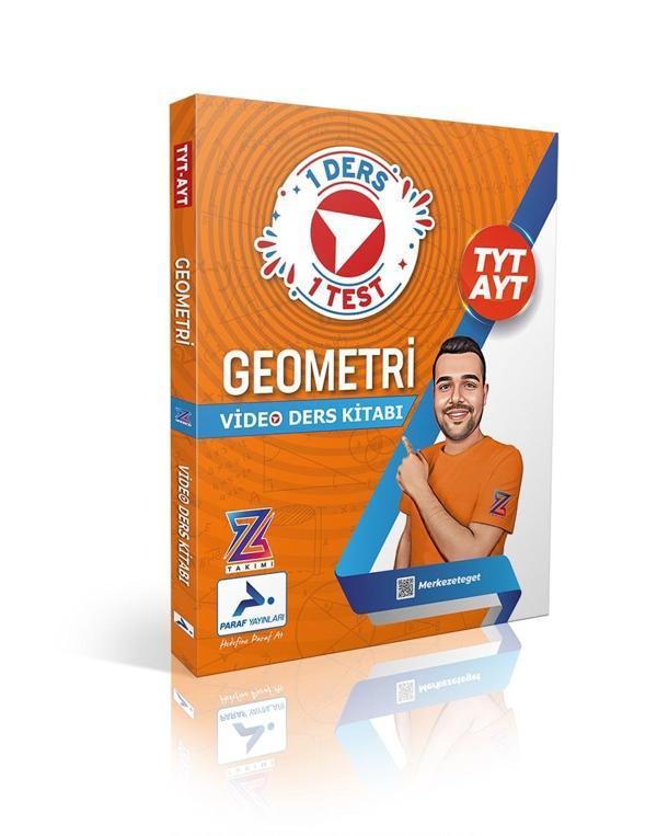 Paraf Z Takım 2025 Tyt Ayt Geometri Merkezeteğet Video Ders Anlatım Kitabı - Paraf Yayınları - Image 1
