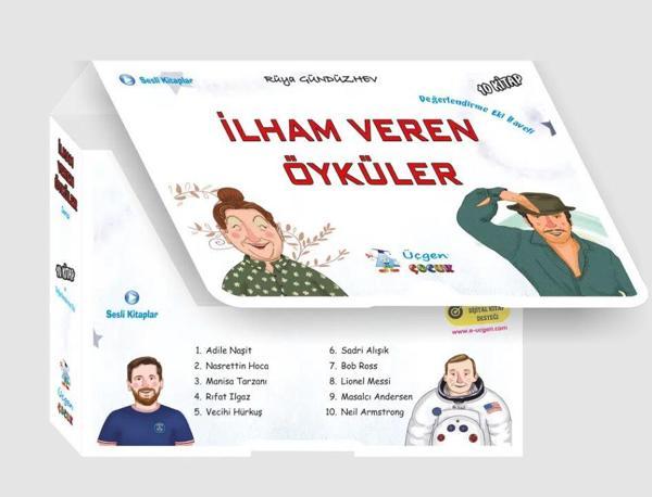 Üçgen Çocuk 4. Sınıf İlham Veren Öyküler 10 Lu Hikaye Seti 2024 - Image 1