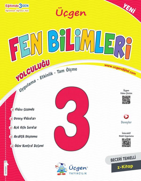 Üçgen 2025 3. Sınıf Beceri Temelli Fen Bilimleri Yolculuğu - Üçgen Yayıncılık - Image 1