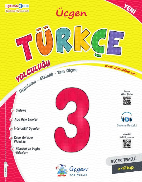 Üçgen 2025 3. Sınıf Beceri Temelli Türkçe Yolculuğu - Üçgen Yayıncılık - Image 1