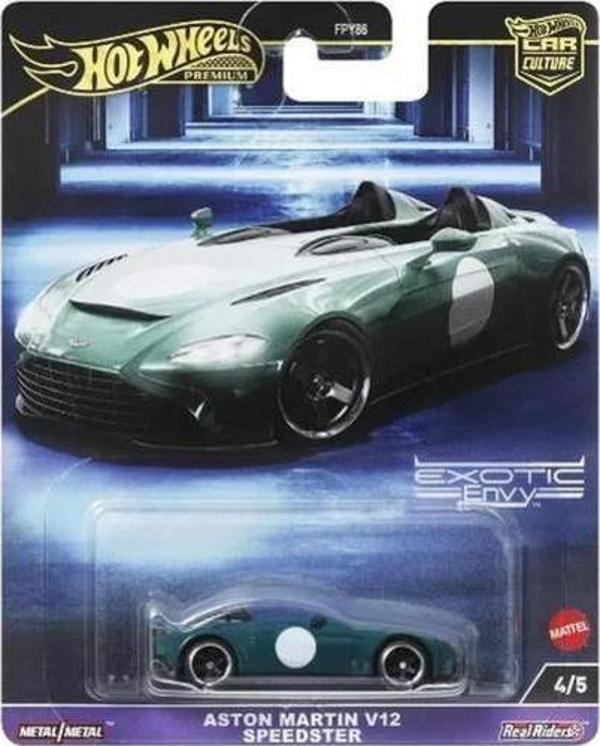Hot Wheels Premium Car Culture Exotic Envy Aston Martin V12 Speedster Hkc78 - Image 1
