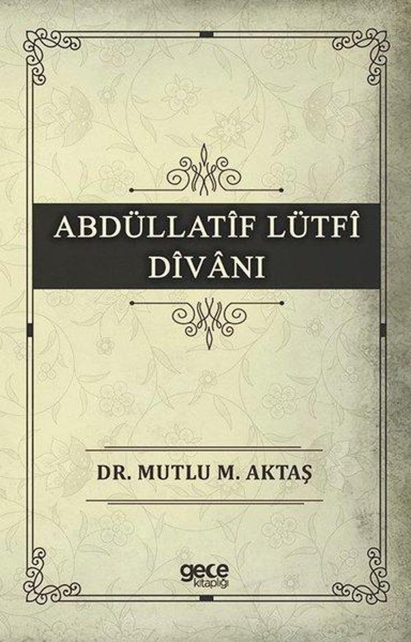 Abdüllatif Lütfi Divani - Gece Kitaplığı - Image 1