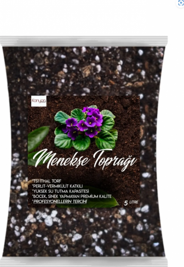 Menekşe Toprağı 5 Litre - Böcek Sinek Yapmayan Premium Kalite - Image 1