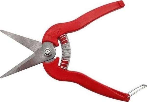 ZUBİ Göcen Bağ Makası Bitki Çiçek Narenciye Üzüm Budama Makası 19 Cm Düz Uçlu 00876 - Image 1