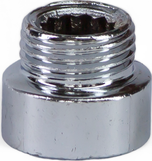1/2 Musluk Çeşme Çelik Ara Uzatma 1cm - Image 1