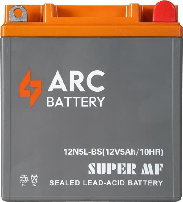 Arc 12 Volt 5 Amper Dikey Akü Üretim Tarihi: 2024 - Image 1