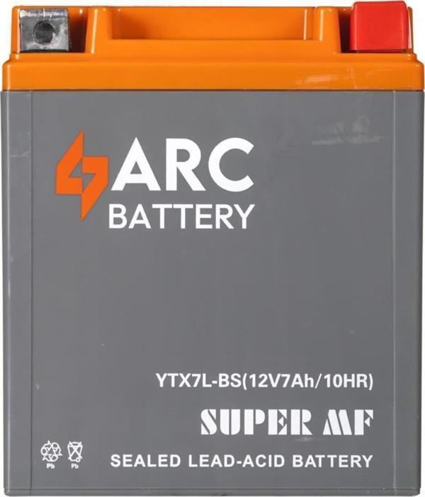 Arc 12 Volt 7 Amper Dikey Akü Üretim Tarihi: 2024 - Image 1