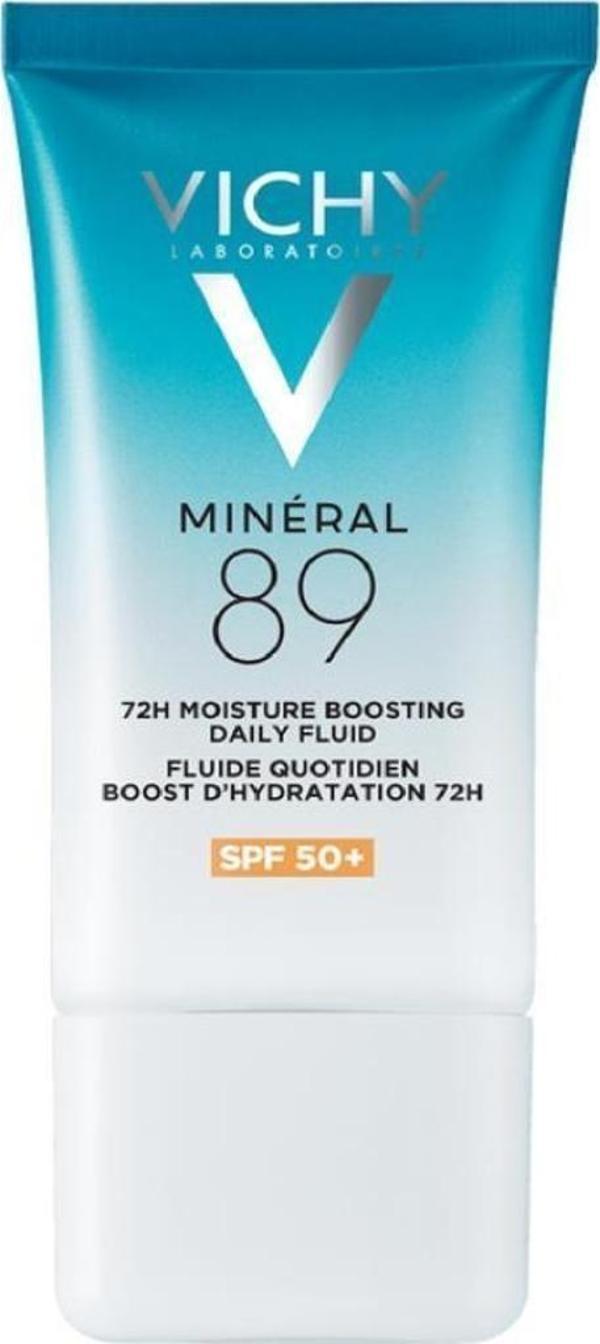 Vichy Mineral 89 72H Moisture Boosting SPF50+ Daily Fluid 50 ml - Image 1