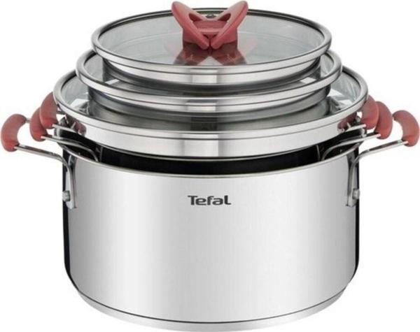 Tefal G720S6 Optispace Çelik Tencere Seti 6 Parça - 2100115981 - Image 1