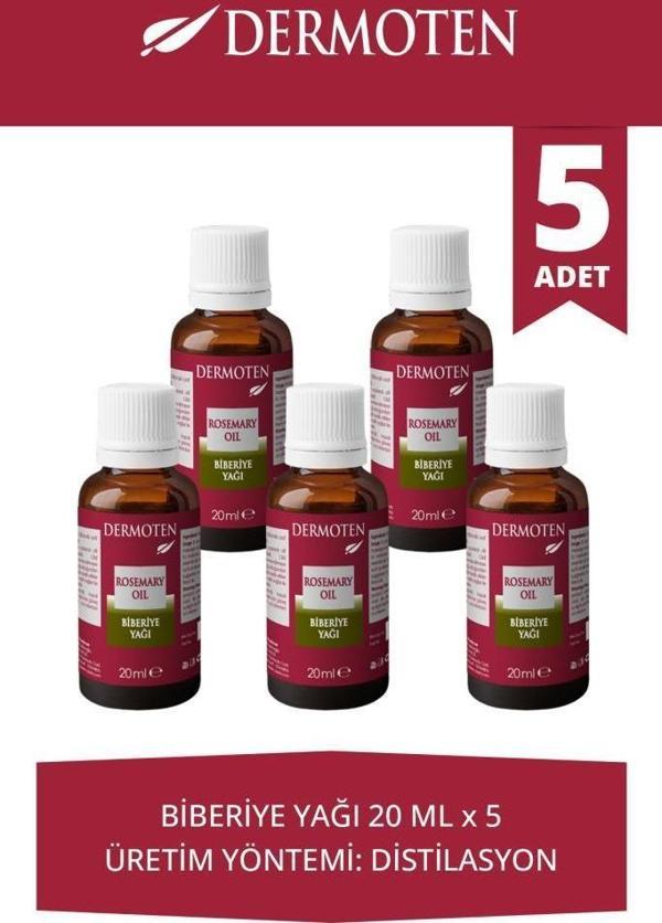 Biberiye Yağı 100 ml (5 x 20 ml) - Image 1