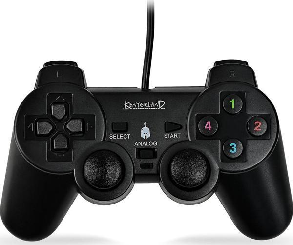 Kontorland - PC Uyumlu Titreşimli Kablolu Oyun Kolu GamePad - Image 1
