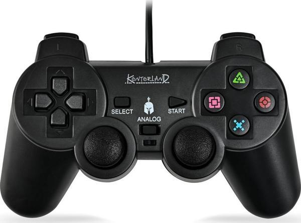 Kontorland - PS2 Uyumlu Titreşimli Kablolu Oyun Kolu GamePad - Image 1