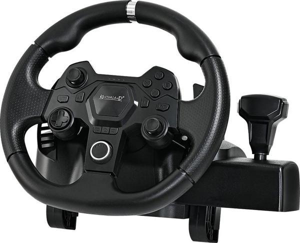 Kontorland AP7 Gaming Racing Wheel PC-PS3-PS4-XBONE-N-Switch-Android Uyumlu Oyun Direksiyonu - Image 1