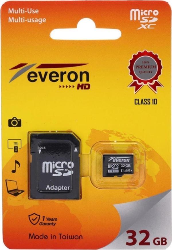 Everon 32Gb Microsd-Hc U1 Class 10 Hafıza Kartı+Sd Adaptör - Image 1