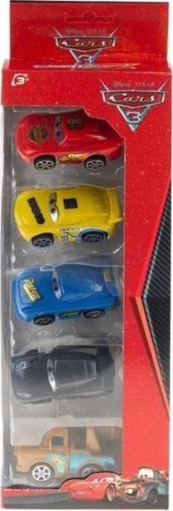 Canali Oyuncak Şimşek Cars 5'li Sürtmesiz Kutulu Araba   1115 - Image 1