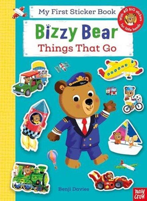 Bizzy Bear: My First Sticker Book Things That Go (Bizzy Bear) - NOSY CROW - Image 1