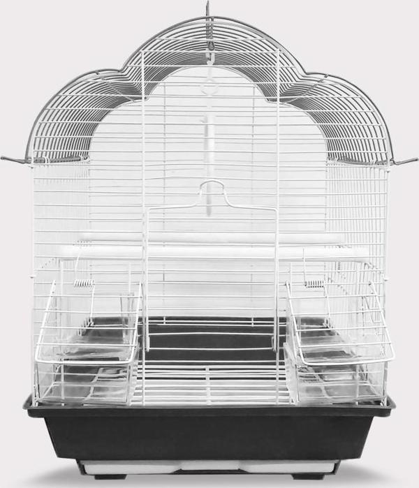 Qh Kuş Kafesi 30x23x40 CM Siyah Muhabbet Kanarya - Image 1