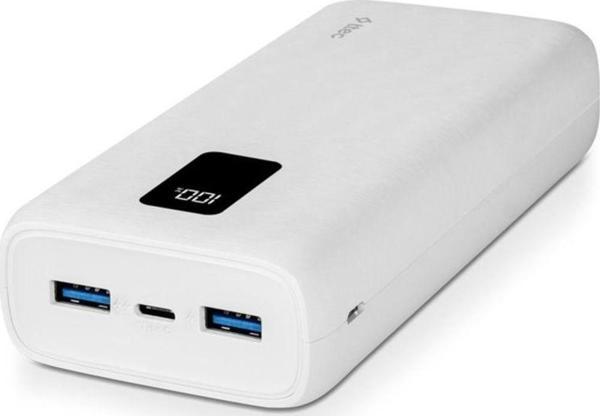 Ttec 2BB203B PowerSlim Trio LCD 20.000mAh PD 22,5W Dahili Kablolu Taşınabilir Şarj Aleti / Powerbank - Image 1